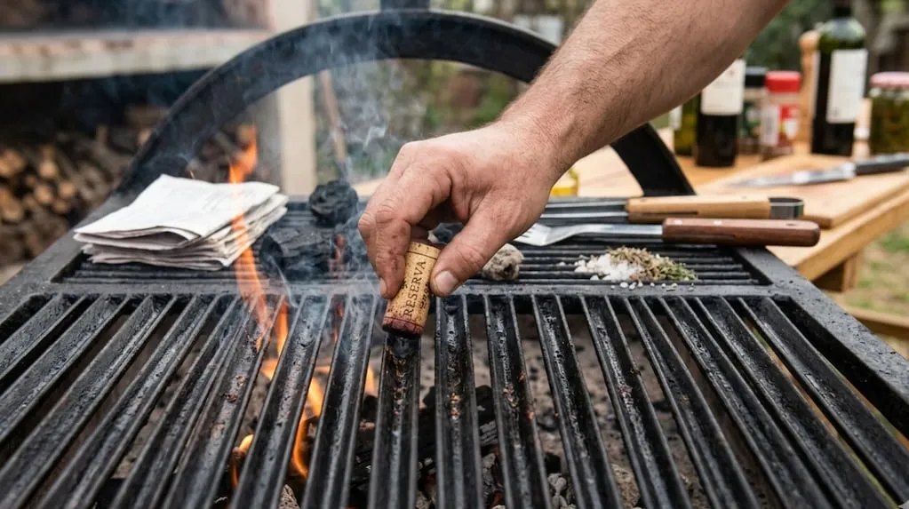 Grillrost sauberer bekommen: Der verblüffende Trick mit Naturkorken
