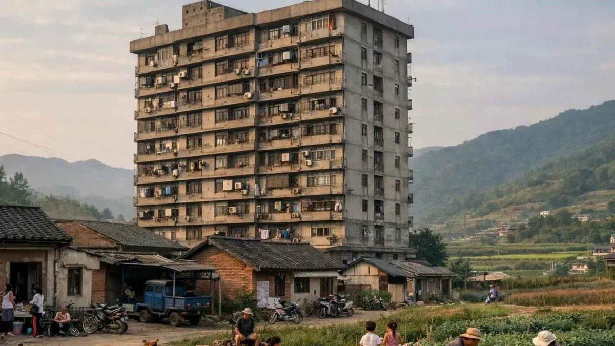 Die chinesische Familie, die einen 15-stöckigen Turm für ihre Mitglieder baute: „Sie wollten neue unabhängige Wohnungen bauen“